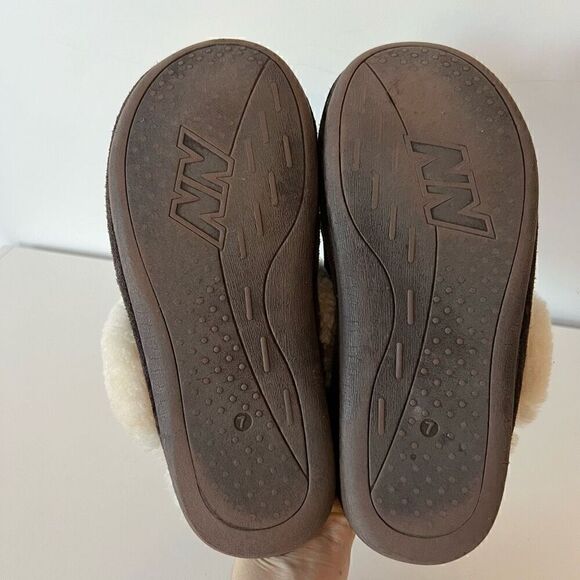 Nuknuuk Slippers Soft Lined Cushioned Womens Size 9 Cozy Comfy Brown Sheepskin L - Picture 6 of 6
